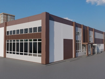 Торговый центр из сэндвич-панелей