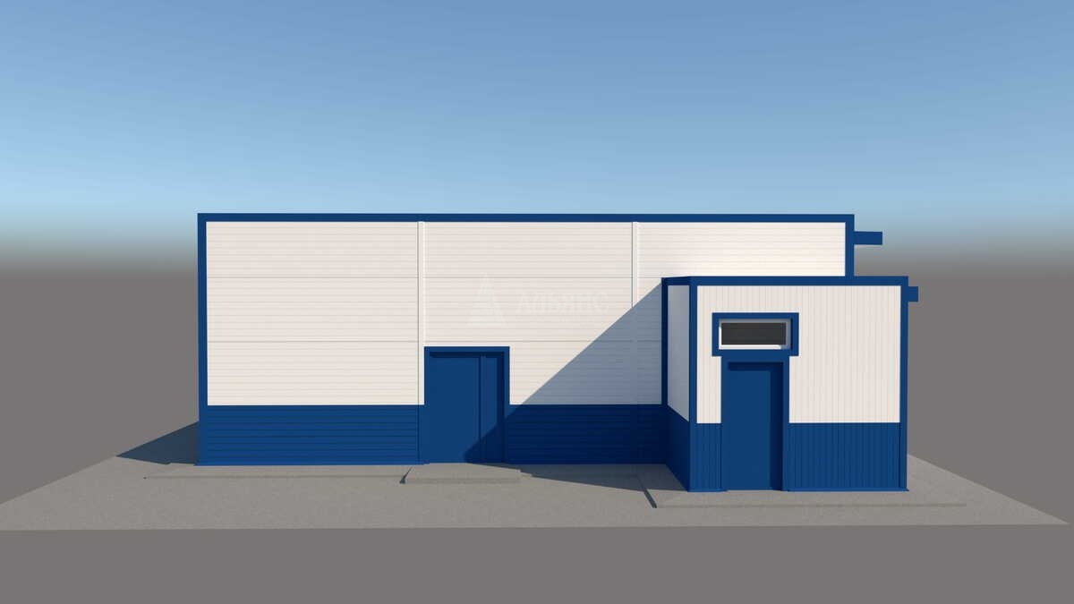 3D визуализация Магазин из сэндвич-панелей - фото 8
