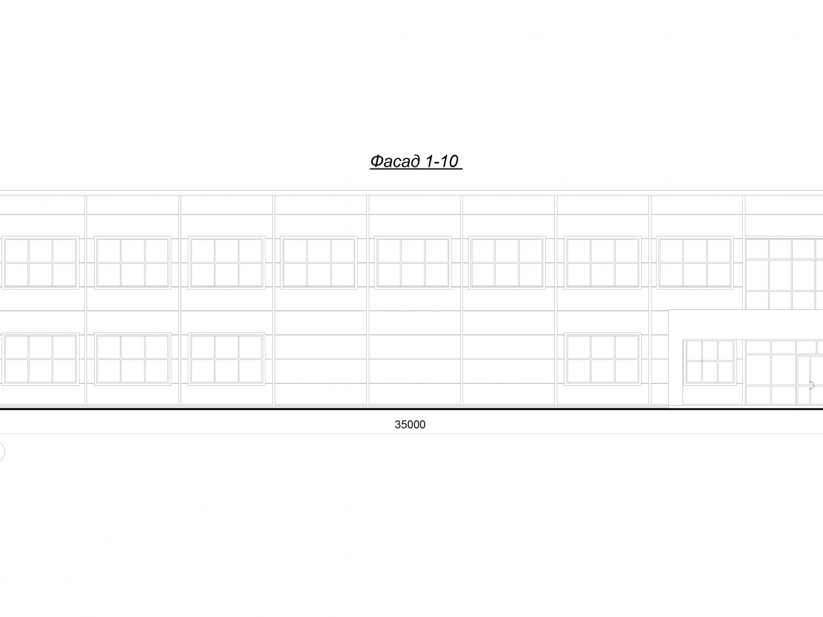 Планировка Здание АБК из сэндвич-панелей -  фото 4
