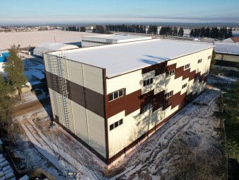 Склад-ангар из сэндвич-панелей