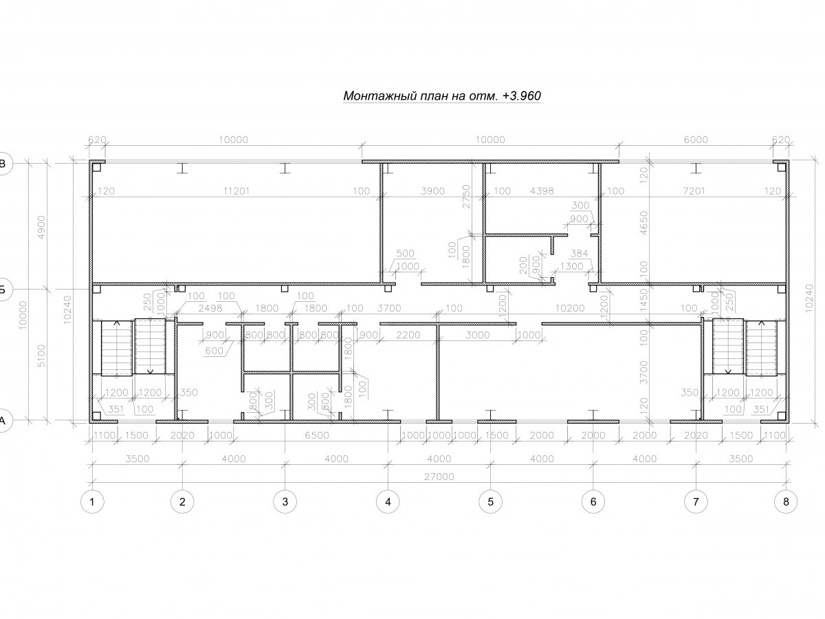 Планировка Административно-бытовой комплекс из сэндвич-панелей -  фото 4